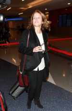KATIE COURIC at LAX Airport in Los Angeles 01/19/2016
