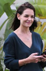KATIE HOLMES Out and About in Los Angeles 01/11/2016