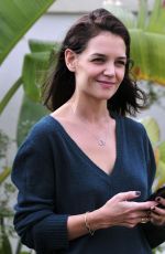 KATIE HOLMES Out and About in Los Angeles 01/11/2016