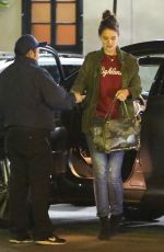 KATIE HOLMES Out and About in Woodland Hills 01/22/2016