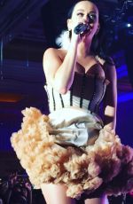 KATY PERRY Performs at a Private New Years Eve Show in Las Vegas 12/31/2015