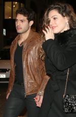 KELLY BROOK Leaves Steam & Rye Club in London 01/29/2016