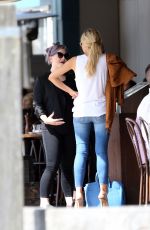 KELLY OSBOURNE and SOPHIE MONK Out for Drinks at Woolloomooloo Wharf in Sydney 01/30/2016