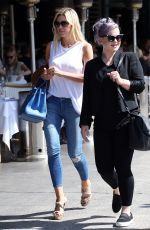 KELLY OSBOURNE and SOPHIE MONK Out for Drinks at Woolloomooloo Wharf in Sydney 01/30/2016