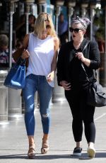 KELLY OSBOURNE and SOPHIE MONK Out for Drinks at Woolloomooloo Wharf in Sydney 01/30/2016