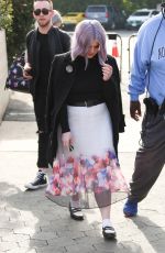 KELLY OSBOURNE on the Set of Extra in Los Angeles 01/14/2016