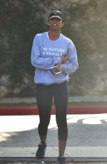 KELLY ROWLAND Leaves a Gym in West Hollywood 01/20/2016