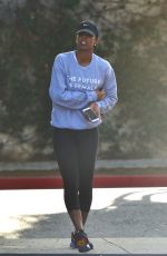 KELLY ROWLAND Leaves a Gym in West Hollywood 01/20/2016