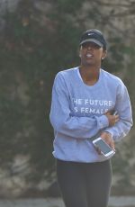 KELLY ROWLAND Leaves a Gym in West Hollywood 01/20/2016