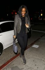 KELLY ROWLAND Night Out in Los Angeles 01/30/2016