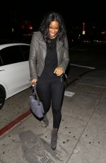 KELLY ROWLAND Night Out in Los Angeles 01/30/2016