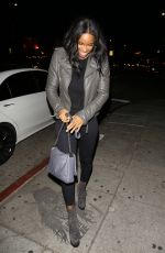 KELLY ROWLAND Night Out in Los Angeles 01/30/2016