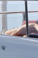 KENDALL JENNER and Harry Styles at a Yacht in St. Barts 12/31/2015