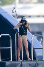 KENDALL JENNER and Harry Styles at a Yacht in St. Barts 12/31/2015