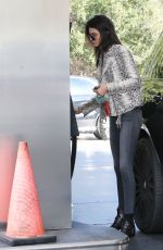 KENDALL JENNER at a Gas Station in Los Angeles 01/14/2016