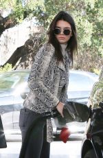 KENDALL JENNER at a Gas Station in Los Angeles 01/14/2016