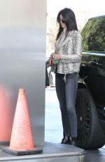 KENDALL JENNER at a Gas Station in Los Angeles 01/14/2016