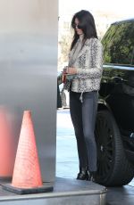 KENDALL JENNER at a Gas Station in Los Angeles 01/14/2016