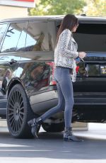 KENDALL JENNER at a Gas Station in Los Angeles 01/14/2016