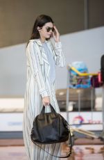 KENDALL JENNER at Charles De Gaulle Airport in Paris 01/22/2016