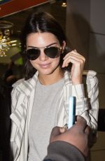 KENDALL JENNER at Charles De Gaulle Airport in Paris 01/22/2016