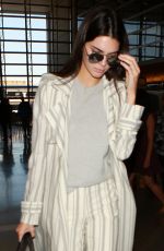 KENDALL JENNER at LAX Airport in Los Angeles 01/21/2016