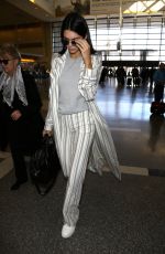 KENDALL JENNER at LAX Airport in Los Angeles 01/21/2016