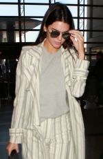 KENDALL JENNER at LAX Airport in Los Angeles 01/21/2016