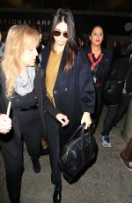 KENDALL JENNER at Los Angeles International Airport 01/29/2016