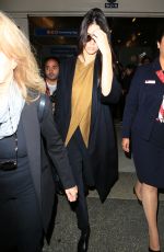 KENDALL JENNER at Los Angeles International Airport 01/29/2016