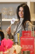 KENDALL JENNER at Williams-Sonoma in Calabasas 01/14/2016