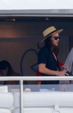 KENDALL JENNER in Bikini on the Yacht in St. Barts 01/01/2016