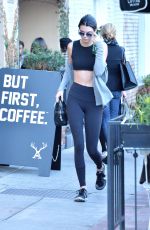 KENDALL JENNER in Tights Out in Beverly Hills 01/08/2016
