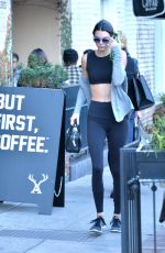 KENDALL JENNER in Tights Out in Beverly Hills 01/08/2016
