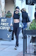 KENDALL JENNER in Tights Out in Beverly Hills 01/08/2016