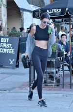 KENDALL JENNER in Tights Out in Beverly Hills 01/08/2016