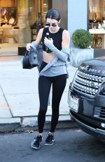 KENDALL JENNER in Tights Out in Beverly Hills 01/08/2016
