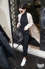 KENDALL JENNER Leaves Her Hotel in Paris 01/22/2016