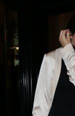KENDALL JENNER Leaves Her Hotel in Paris 01/22/2016