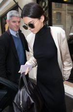KENDALL JENNER Leaves Her Hotel in Paris 01/22/2016