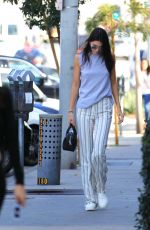KENDALL JENNER Out and About in Beverly Hills 01/21/2016