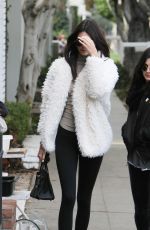 KENDALL JENNER Out and About in Los Angeles 01/03/2016