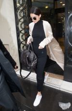 KENDALL JENNER Out and About in Paris 01/22/2016