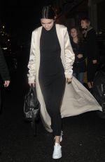 KENDALL JENNER Out and About in Paris 01/22/2016