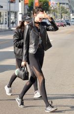 KENDALL JENNER out Shopping in West Hollywood 01/20/2016