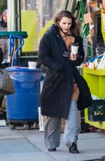 KERI RUSSELL on the Set of Americans in New York 01/13/2016