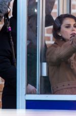 KERI RUSSELL on the Set of Americans in New York 01/13/2016