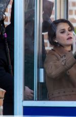 KERI RUSSELL on the Set of Americans in New York 01/13/2016