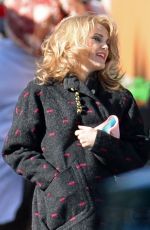 KERI RUSSELL on the Set of Americans in New York 01/13/2016