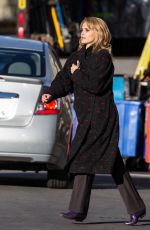 KERI RUSSELL on the Set of Americans in New York 01/13/2016
